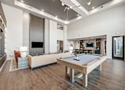 Thumbnail 31 of 44 - Billiard Table in game room at Edge and Stone, San Antonio, TX