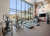 Thumbnail 37 of 44 - Spacious Fitness center at Edge and Stone, San Antonio, TX