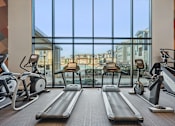 Thumbnail 35 of 44 - Gym with treadmills at Edge and Stone, Texas