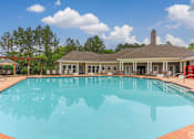 Thumbnail 19 of 25 - Large Swimming Pool at Mill Creek Run Apartments, Macon, GA