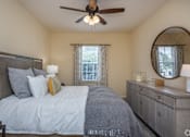 Thumbnail 9 of 25 - Bedroom with a Bed at Mill Creek Run Apartments, Macon, GA, 31216