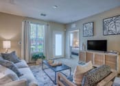 Thumbnail 12 of 20 - a living room with a couch and a television at Spring Creek Apartments, Florida, 32536