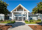 Thumbnail 3 of 74 - A large building with a triangular roof at Waterleaf at Neely Ferry Apartments, South Carolina