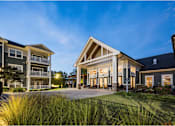 Thumbnail 1 of 74 - A modern house with a spacious front yard and a well-maintained lawn at Waterleaf at Neely Ferry Apartments, Simpsonville, SC 29680