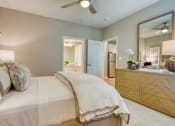 Thumbnail 26 of 39 - a bedroom with a large bed at Citadel at Westpointe, San Antonio, TX, 78251