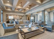Thumbnail 35 of 39 - a living room filled with furniture and a chandelier at Citadel at Westpointe, Texas, 78251