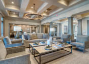 Thumbnail 16 of 39 - a large living room with couches and chairs and a table at Citadel at Westpointe, Texas