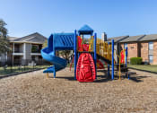 Thumbnail 8 of 17 - a large red and blue attraction in the middle of a