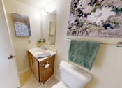 Thumbnail 13 of 17 - a bathroom with tiled flooring