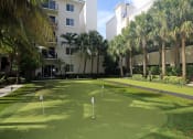 Thumbnail 21 of 24 - a golf course in front of a building with palm trees