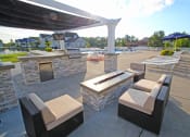 Thumbnail 11 of 147 - This is a picture of the fire pit in the pool area at Nantucket Apartments, in Loveland, OH.