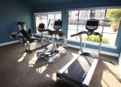 Thumbnail 22 of 34 - This is a photo of the fitness center at The Summit at Midtown in Dallas, TX.
