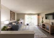 Thumbnail 20 of 64 - living room and patio at Aspen Village, Cincinnati, 45238