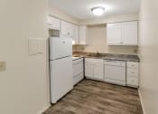 Thumbnail 11 of 64 - Kitchen With White Appliances at Aspen Village, Cincinnati, OH