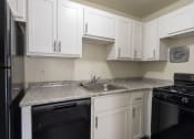 Thumbnail 16 of 56 - This is a photo of the kitchen in the 543 square foot B-style, 1 bedroom, 1 bath apartment at Blue Grass Manor Apartments in Erlanger, KY.