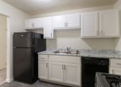 Thumbnail 14 of 56 - This is a photo of the kitchen in the 543 square foot A-style, 1 bedroom, 1 bath apartment at Blue Grass Manor Apartments in Erlanger, KY.