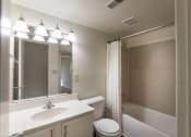 Thumbnail 32 of 56 - This is a photo of the bathroom in the 899 square foot, 2 bedroom, 1.5 bath apartment at Blue Grass Manor Apartments in Erlanger, KY.