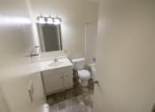 Thumbnail 44 of 56 - This is a photo of the full bathroom in the 865 square foot, 2 bedroom, 1 and a half bath apartment at Blue Grass Manor Apartments in Erlanger, KY.