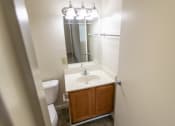 Thumbnail 38 of 56 - This is a photo of primary half bath in the 902 square foot, 2 bedroom, 1 and a half bath apartment at Blue Grass Manor Apartments in Erlanger, KY.