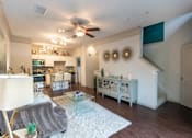 Thumbnail 21 of 52 - Living Area With Kitchen at The Brownstones, Dallas, TX, 75240