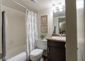 Thumbnail 38 of 62 - Renovated Bathrooms With Quartz Counters at The Biltmore, Dallas, TX, 75231