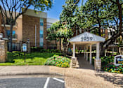 Thumbnail 29 of 42 - Cambridge Court Apartments Entryway in Lake Highlands, Dallas, TX.