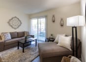 Thumbnail 17 of 40 - This is a photo of the living room of the 515 square foot 1 bedroom apartment at Canyon Creek Apartments in Dallas, TX