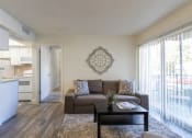 Thumbnail 16 of 40 - This is a photo of the living room of the 515 square foot 1 bedroom apartment at Canyon Creek Apartments in Dallas, TX