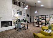 Thumbnail 30 of 40 - This is a picture of the leasing office with coffee bar at Canyon Creek in the Midtown neighborhood of Dallas, TX .