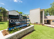 Thumbnail 30 of 40 - This is a photo of the entrance sign at Canyon Creek Apartments in Dallas, TX.