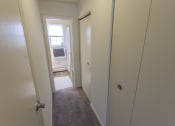 Thumbnail 16 of 35 - This is a photo of the hallway in the 740 square foot 1 bedroom model apartment at Compton Lake Apartments in Mt. Healthy, OH.