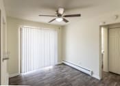 Thumbnail 17 of 71 - This is a photo of the dining room in the 631 square foot, B-style (Ranch) 1 bedroom/1 bath floor plan at Colonial Ridge Apartments in the Pleasant Ridge neighborhood of Cincinnati, OH.