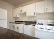 Thumbnail 28 of 71 - This is a photo of the kitchen in the 631 square foot, B-style (Ranch) 1 bedroom/1 bath floor plan at Colonial Ridge Apartments in the Pleasant Ridge neighborhood of Cincinnati, OH.