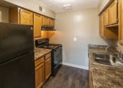 Thumbnail 15 of 77 - This is a photo of the kitchen of an upgraded 950 square foot, 2 bedroom apartment at Deer Hill Apartments in Cincinnati, OH.