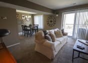 Thumbnail 45 of 77 - This is a photo of the living room in the 950 square foor, 2 bedroom apartment at Deer Hill Apartments in Cincinnati, OH.