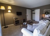 Thumbnail 47 of 77 - This is a photo of the living room in the 950 square foor, 2 bedroom apartment at Deer Hill Apartments in Cincinnati, OH.