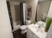 Thumbnail 57 of 77 - This is a photo of the bathroom in the 950 square foor, 2 bedroom apartment at Deer Hill Apartments in Cincinnati, OH.