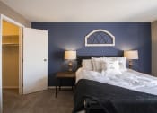 Thumbnail 51 of 77 - This is a photo of the primary bedroom in the 950 square foor, 2 bedroom apartment at Deer Hill Apartments in Cincinnati, OH.