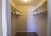 Thumbnail 55 of 77 - This is a photo of the primary bedroom walk-in closet in the 950 square foor, 2 bedroom apartment at Deer Hill Apartments in Cincinnati, OH.