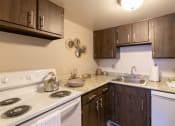 Thumbnail 1 of 74 - kitchen in the 980 square foot, 2 bedroom  at Fairfield Pointe, Fairfield, 45014