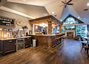 Thumbnail 70 of 82 - The coffee bar in the resident clubhouse at Fairfield Pointe Apartments in Fairfield, Ohio.