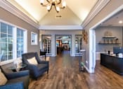 Thumbnail 69 of 82 - The entryway of the leasing office at Fairfield Pointe Apartments in Fairfield, Ohio.