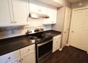 Thumbnail 13 of 98 - This is a photo of an upgraded kitchen in the 1056 square foot 2 bedroom Gainsway at Trails of Saddlebrook Apartments in Florence, KY.