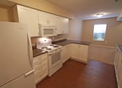 Thumbnail 16 of 75 - This is a photo of the kitchen in the 1490 square foot 3 bedroom Presidential at Washington Place Apartments in Washington Township, OH.