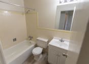 Thumbnail 36 of 44 - This is a photo of the bathroom in the 545 square foot 1 bedroom, 1 bath apartment at Lisa Ridge Apartments in the Westwood neighborhood of Cincinnati, Ohio.