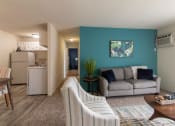 Thumbnail 12 of 44 - This is a photo of the living room in the 705 square foot 2 bedroom, 1 bath apartment at Lisa Ridge Apartments in the Westwood neighborhood of Cincinnati, Ohio.