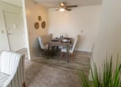 Thumbnail 13 of 44 - This is a photo of the dining area in the 705 square foot 2 bedroom, 1 bath apartment at Lisa Ridge Apartments in the Westwood neighborhood of Cincinnati, Ohio.