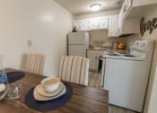 Thumbnail 10 of 44 - This is a photo of the kitchen in the 705 square foot 2 bedroom, 1 bath apartment at Lisa Ridge Apartments in the Westwood neighborhood of Cincinnati, Ohio.