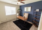 Thumbnail 27 of 44 - This is a photo of the second bedroom in the 705 square foot 2 bedroom, 1 bath apartment at Lisa Ridge Apartments in the Westwood neighborhood of Cincinnati, Ohio.