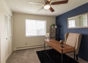 Thumbnail 25 of 44 - This is a photo of the second bedroom in the 705 square foot 2 bedroom, 1 bath apartment at Lisa Ridge Apartments in the Westwood neighborhood of Cincinnati, Ohio.